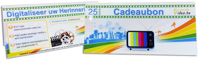 Cadeaubon digitalisatie