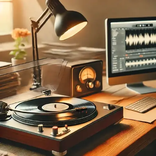 Grammofoonplaat op USB-stick 